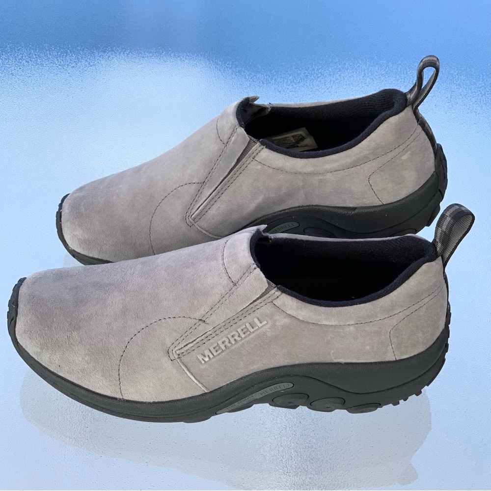 MERRELL Jungle Moc Shoes in Castle Rock Gray ~ Men’s 11